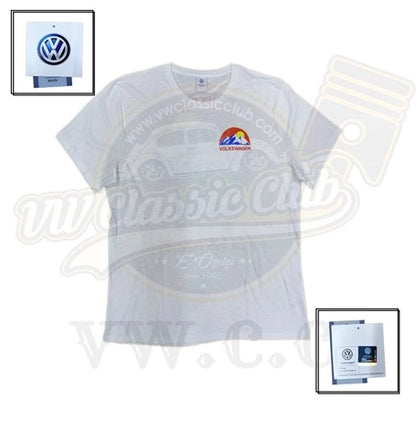 official vw classic club logo white t shirt 42 1004