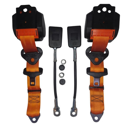 orange 3 point automatic seat belt kit for vw beetle 1300 1302 1303 4 4005