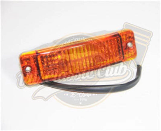 orange front bumper turn signal light assembly for vw super beetle 1303 3 3436