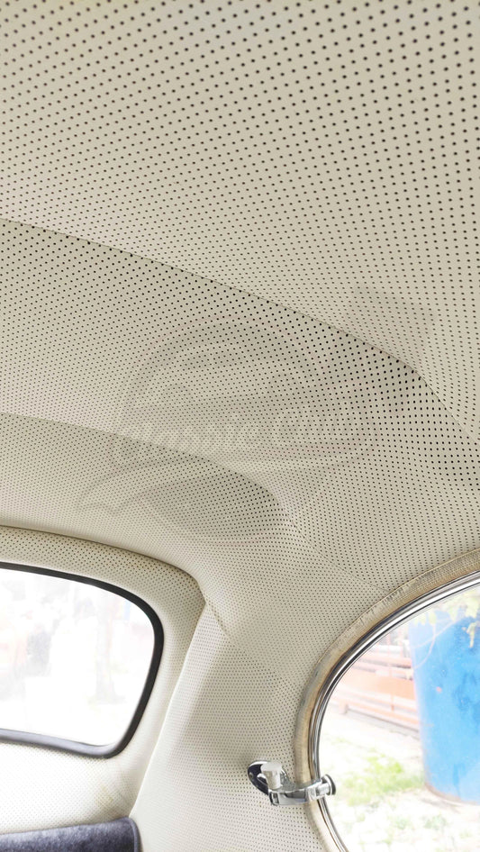 perforated cream headliner for vw beetle 1100 1200 1947 1967 3 3007