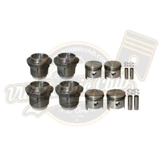 piston and cylinder set 77mm 1200cc for vw beetle 1967 1979 6 6743
