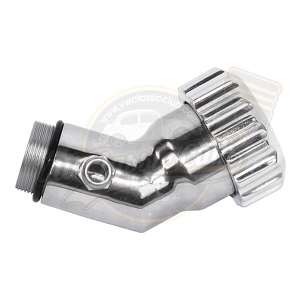 polished aluminum oil filler neck for classic vw beetle t1 t2 6 6359 o 0570