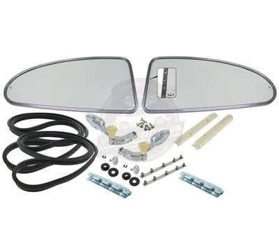 pop out rear quarter window set for vw beetle 1100 1200 1950 1964 25 2734