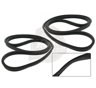 pop out rear window seal set for vw beetle 1200 1300 1302 1303 25 2643 q 3016