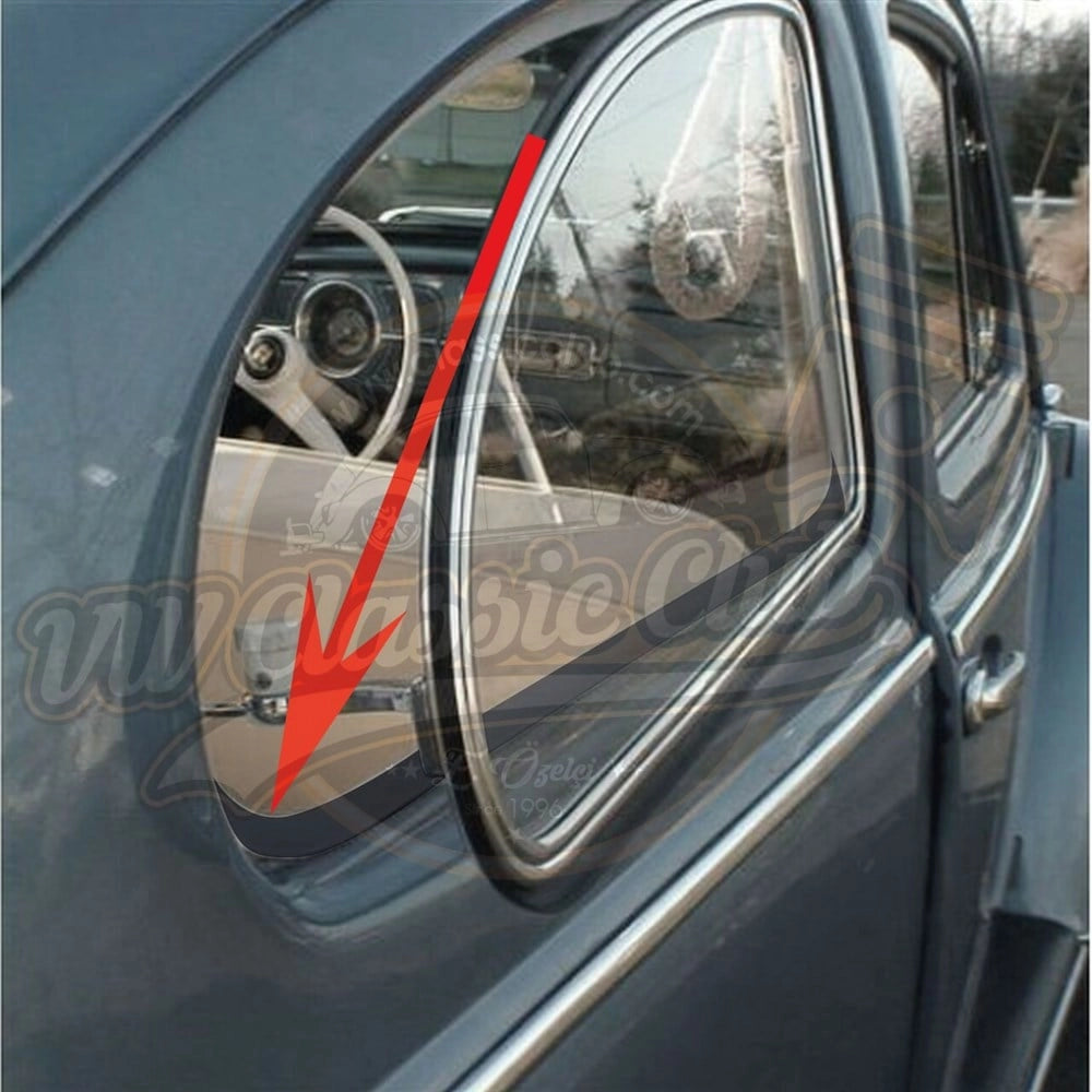 pop out window seal black for vw beetle 1100 1303 1955 1997 25 3092 q 2199