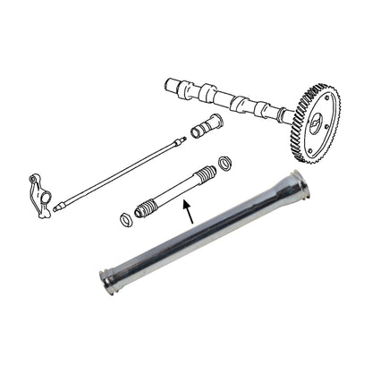 push rod tube set 208 mm for vw t2 and t3 1700 2000cc engines 6 6014
