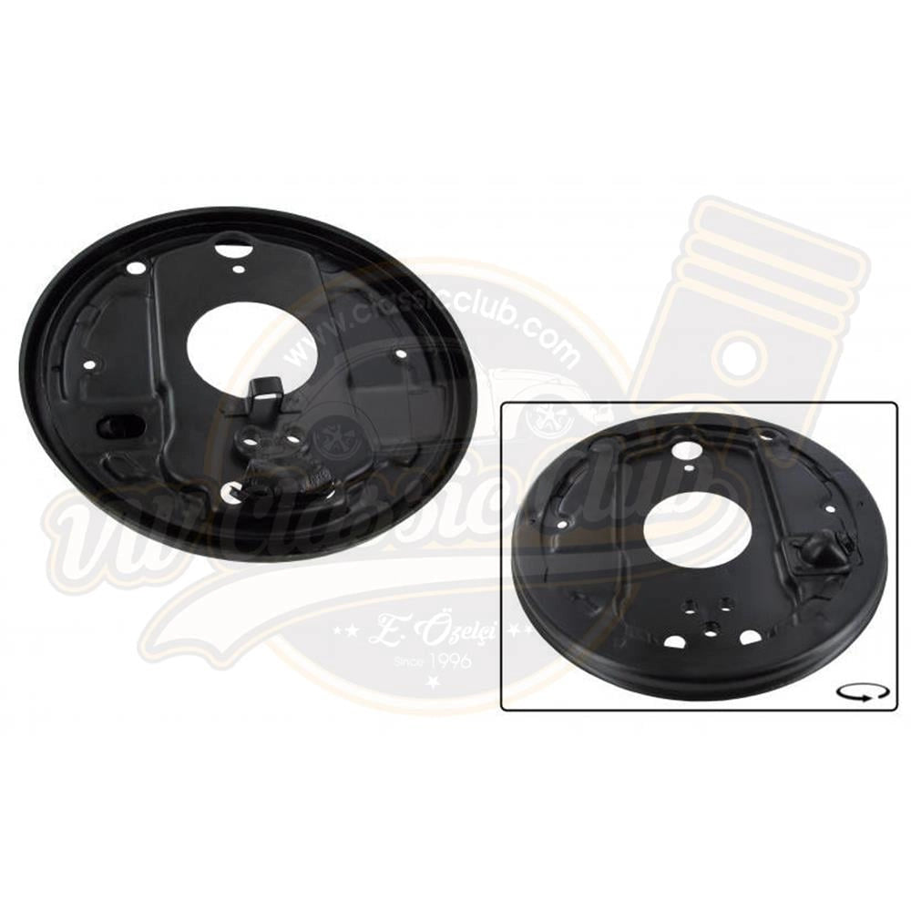 rear left brake backing plate for vw t2 1970 1979 65 6620