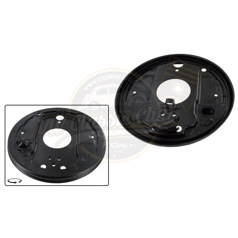 rear right brake backing plate for vw t2 transporter 1970 1979 65 6619