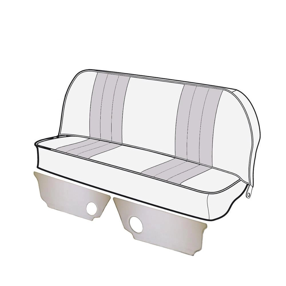 rear seat air vent cover set cream for vw beetle 1200 1300 1302 1303 4 4133