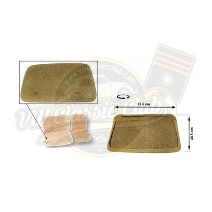 rear seat bottom pad 2 3 section for vw t1 and t2 transporter 4 4924