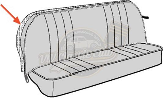 rear seat cardboard panel for vw beetle 1200 1300 1965 1971 4 4549