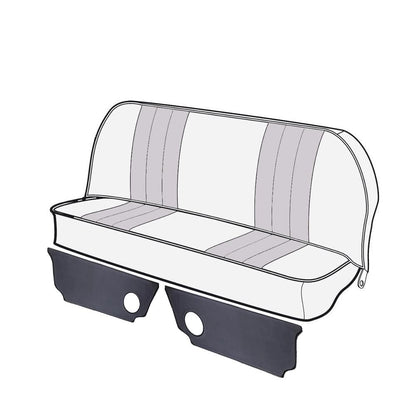 rear seat footwell air vent cover set black for vw beetle 1200 1303 4 4201