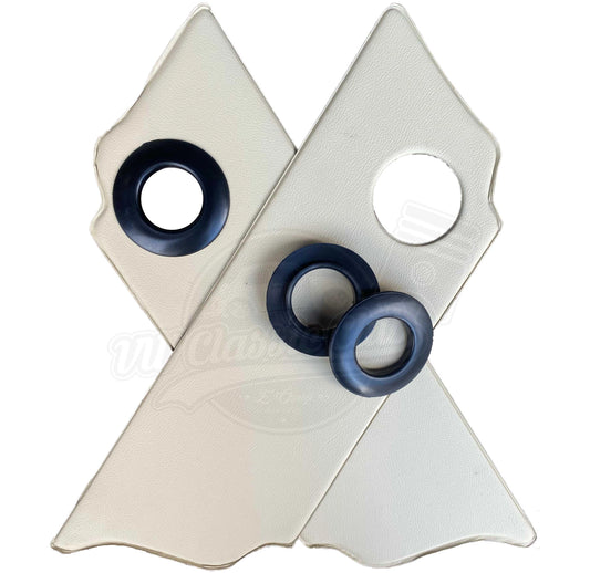 rear seat vent cover seal for classic vw beetle 1952 1975 5 5177 q 1045
