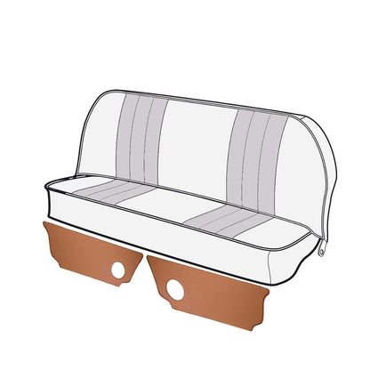 rear seat vent cover set tan for vw beetle 1200 1300 1302 1303 4 4125