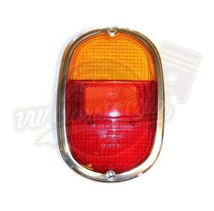 rear tail light lens yellow red for vw t1 and t2 transporter 1962 1971 3 3390