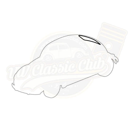 rear window cal look seal for vw beetle 1200 and 1300 1965 1971 25 3218 q 2010