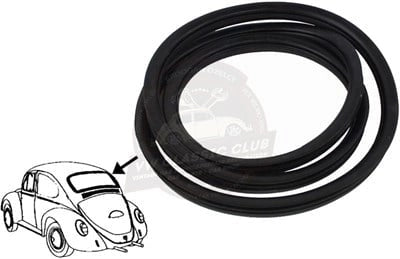 rear window seal for vw beetle 1100 1200 1958 1964 25 2585