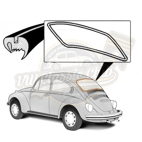 rear window seal for vw super beetle 1302 1303 1972 1977 25 2955