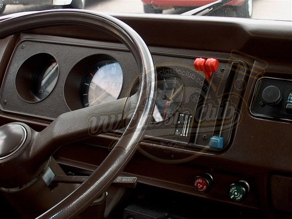red heater control lever for vw t2 bay window 1973 1979 4 4348 s 7165