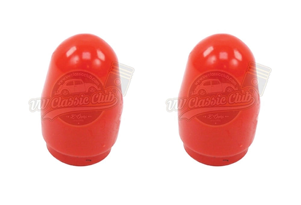 red pear bumpers long pair for beetle karmann ghia type 3 65 6550 q 1026