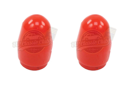 red pear bumpers long pair for beetle karmann ghia type 3 65 6550 q 1026
