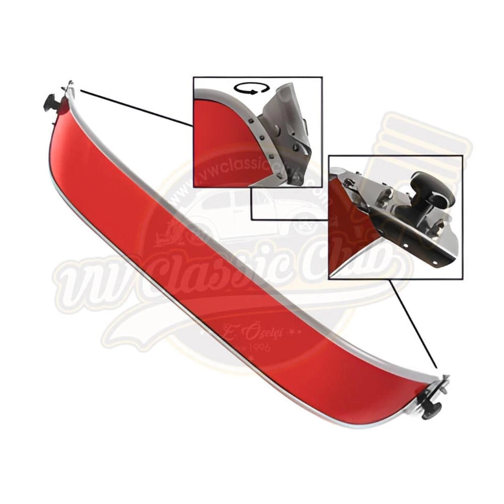 red sun visor external sunshade for vw beetle 1100 1200 1300 1302 2 2155