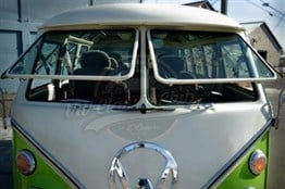 safari windshield set polished stainless steel for vw t1 1955 1967 25 2904