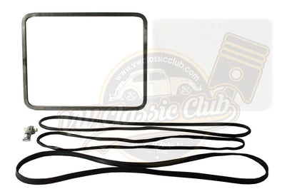 safari windshield window kit stainless steel for vw t1 1955 1967 25 2939