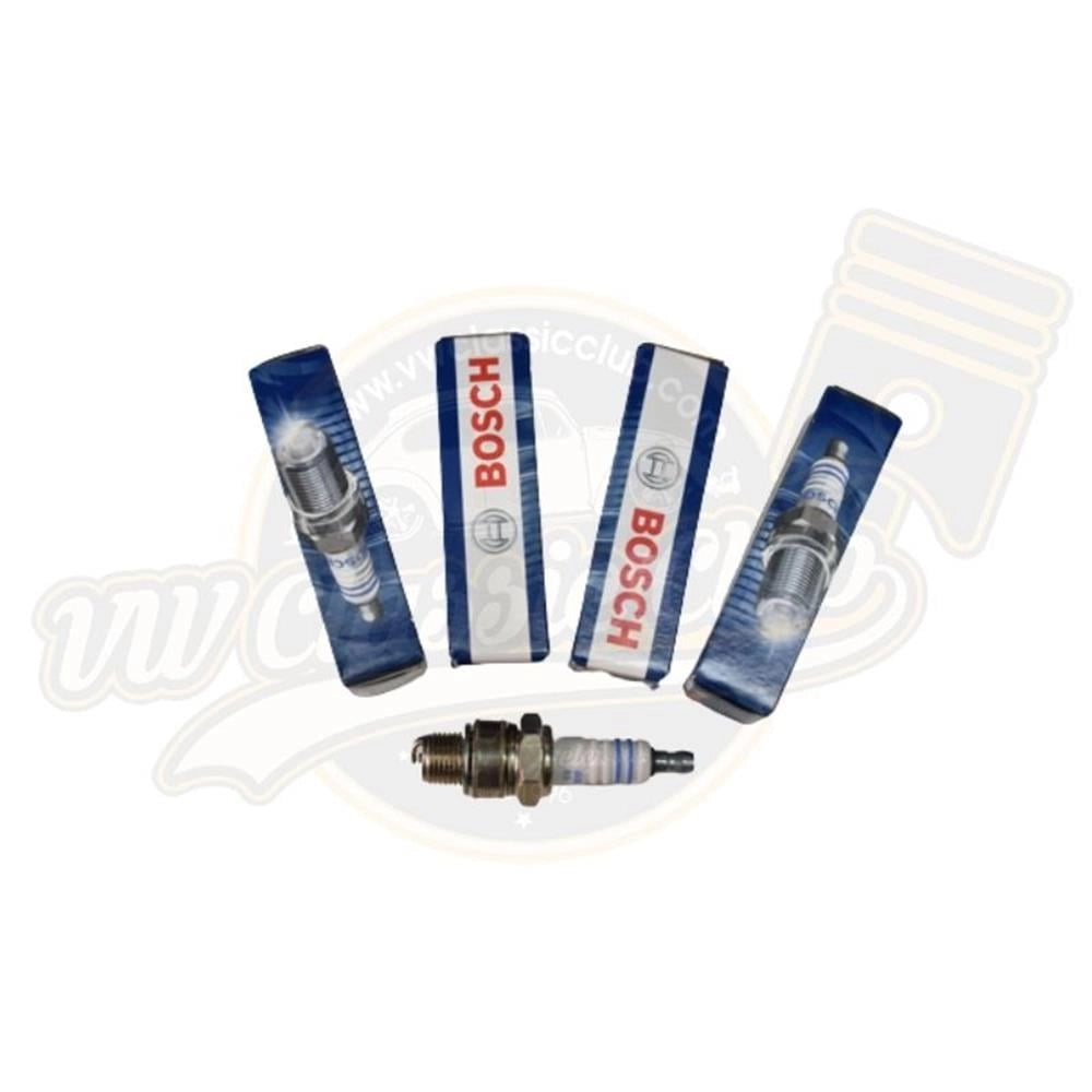 short reach spark plug set 4pc for classic vw beetle t1 t2 karmann 3 3047