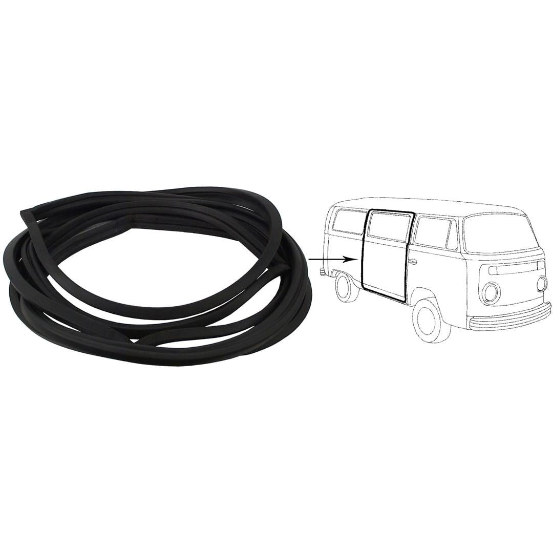 sliding door dust seal for vw t2 transporter 1967 1979 25 3139