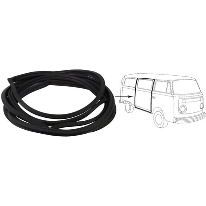 sliding door dust seal for vw t2 transporter 1967 1979 25 3139