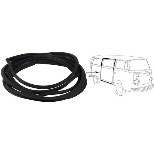 sliding door dust seal for vw t2 transporter 1967 1979 25 3139