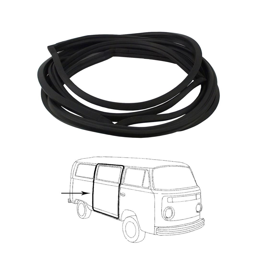sliding door seal set for vw t2 and t3 1968 1979 25 2874