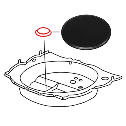 spare wheel well large cover 136mm for vw beetle 1302 1303 1971 1979 4 4436 s 74