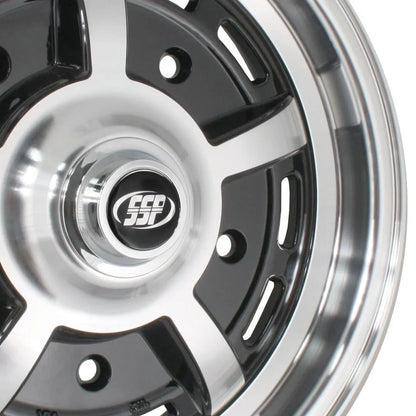 sprint star 15x5 inch alloy wheels black 5x205 set for vw beetle t1 t2 4513
