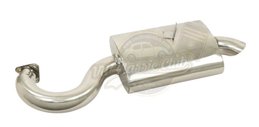 stainless steel chrome exhaust tailpipe for classic vw t1 t2 beetle 6 6427