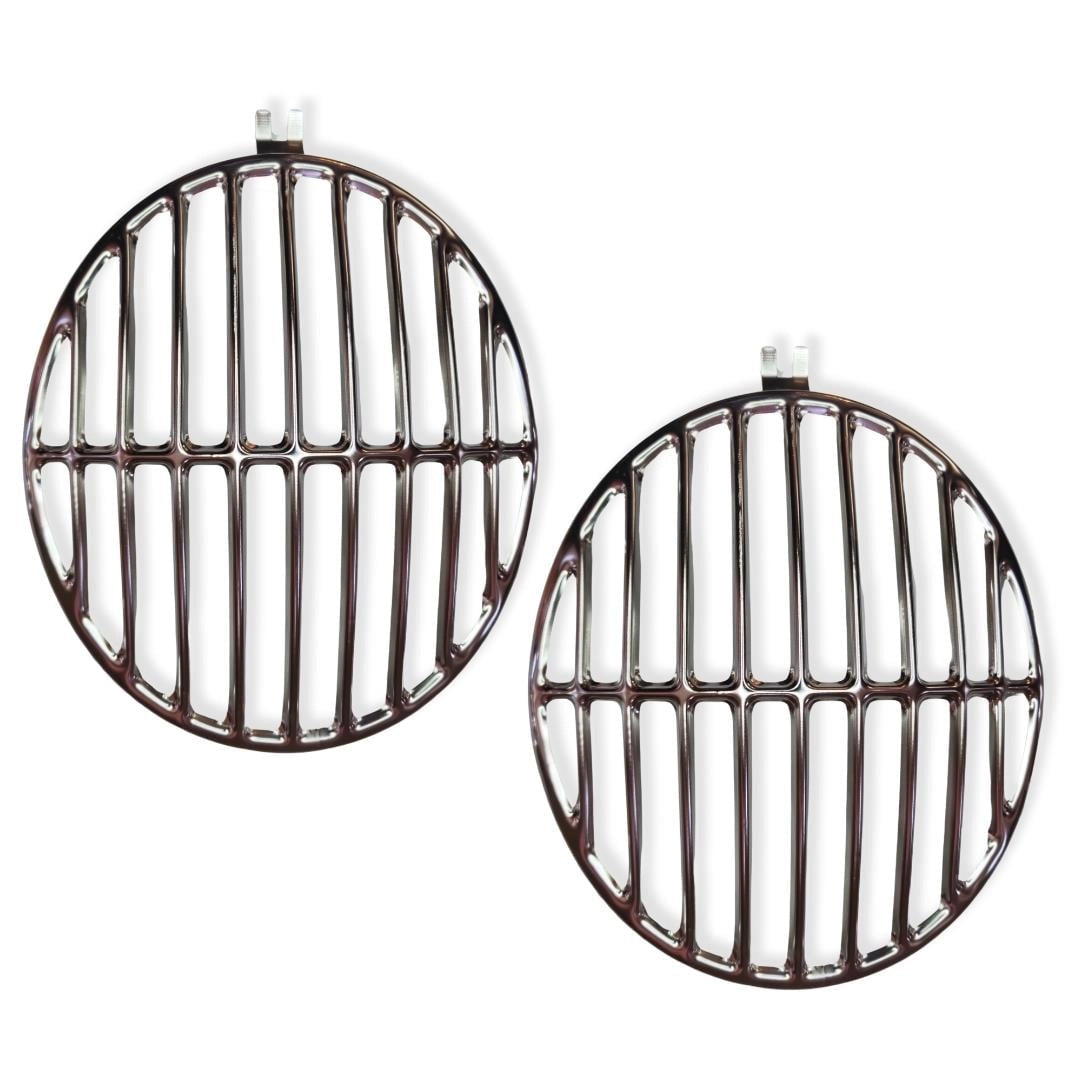 stainless steel headlight grill set for vw t1 1100 1200 1952 1967 3 3597
