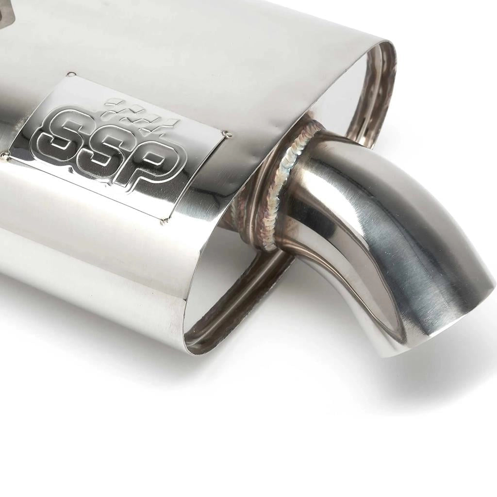 stainless steel mondo muffler exhaust for vw beetle and t1 transporter 6 6368