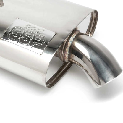 stainless steel mondo muffler exhaust for vw beetle and t1 transporter 6 6368