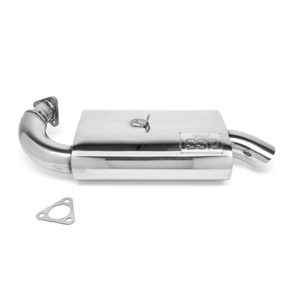 stainless steel mondo muffler exhaust for vw beetle and t1 transporter 6 6368