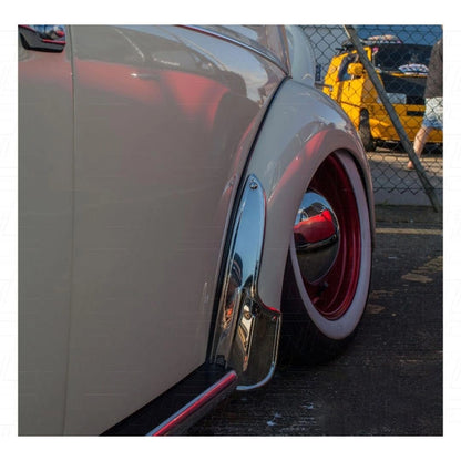 stainless steel rear fender stone guards for vw beetle 1100 1200 1958 1967 25 28