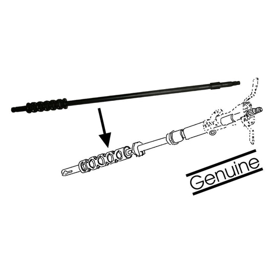 steering column shaft for standard vw beetle 1973 1979 4 4989