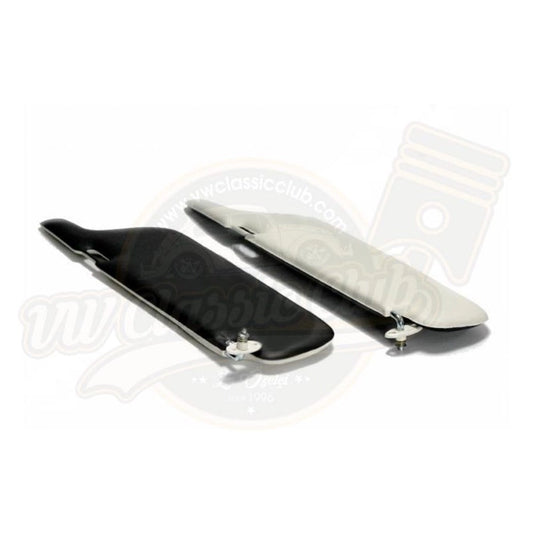 sun visor set black cream for vw t3 transporter 1980 1992 4 4986 a