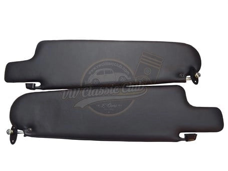 sun visor set black for vw t2 1968 1979 4 4552