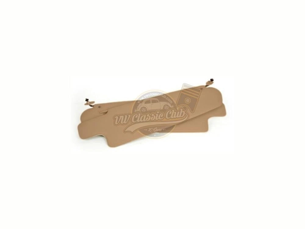 sun visor set tan for vw t2 transporter 1968 1979 4 4451