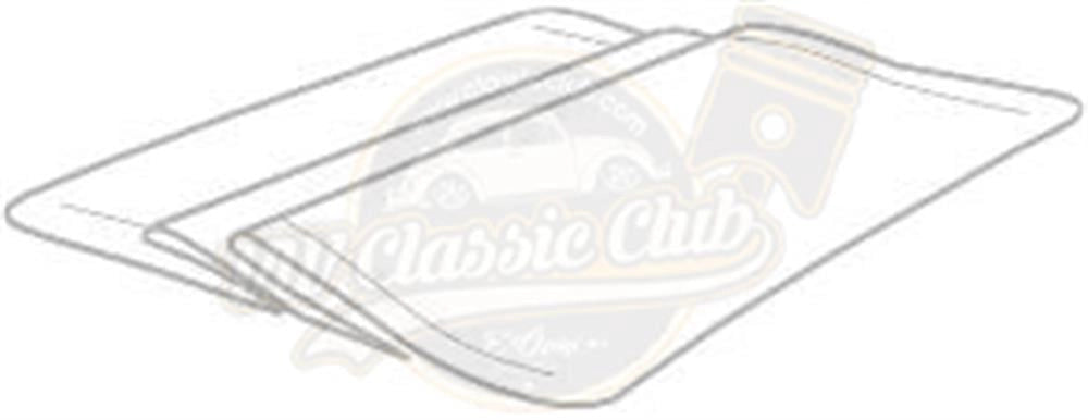sunroof headliner white vinyl for vw beetle 1956 1963 25 3193