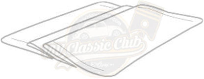 sunroof headliner white vinyl for vw beetle 1956 1963 25 3193