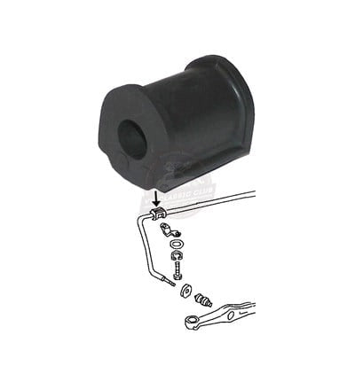 sway bar bushing for vw beetle 1302 and 1303 1972 1979 5 5106 q 1079
