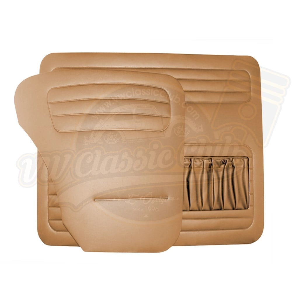 tan door panel set for vw beetle 1300 1965 1966 4 4715