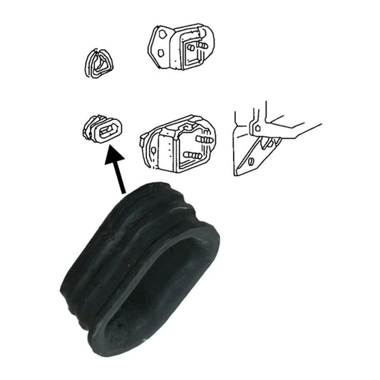 transmission mount rear rubber for vw beetle karmann ghia type 3 1961 1979 4 460